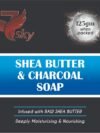 shea butter with activated charcoal soap